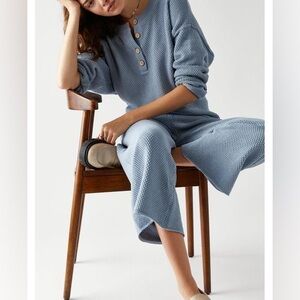 Free People Hailee Sweater Set - Light Blue - Small